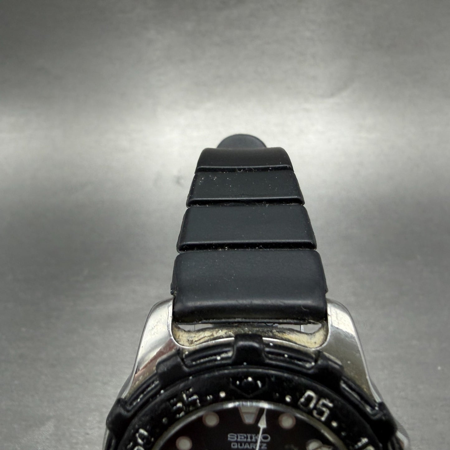 Seiko Diver Sports 150 Watch Men 37mm Black Dial Steel Daydate 7N33-6A3B NewBatt4
