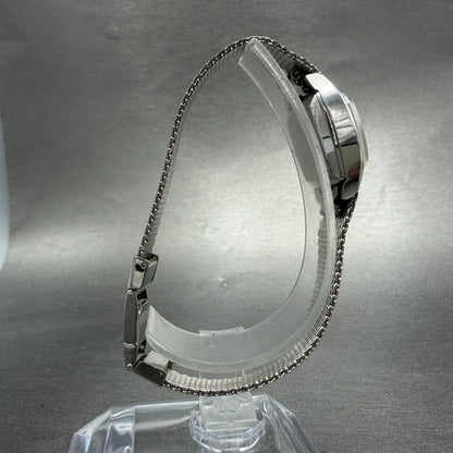 Seiko Tank Watch Women 17mm Silver Dial Silver Tone manual 1104-3210 Runs8