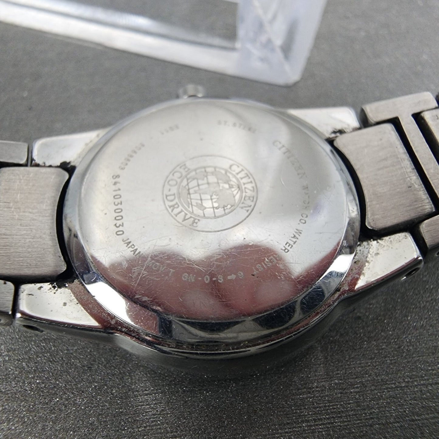Citizen EcoDrive Watch Women 26mm Black Dial Steel Date Round E011S058503 A239