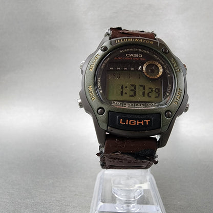 Casio Illuminator Watch Men 37mm Digital Brown Alarm Chronograph New Battery5