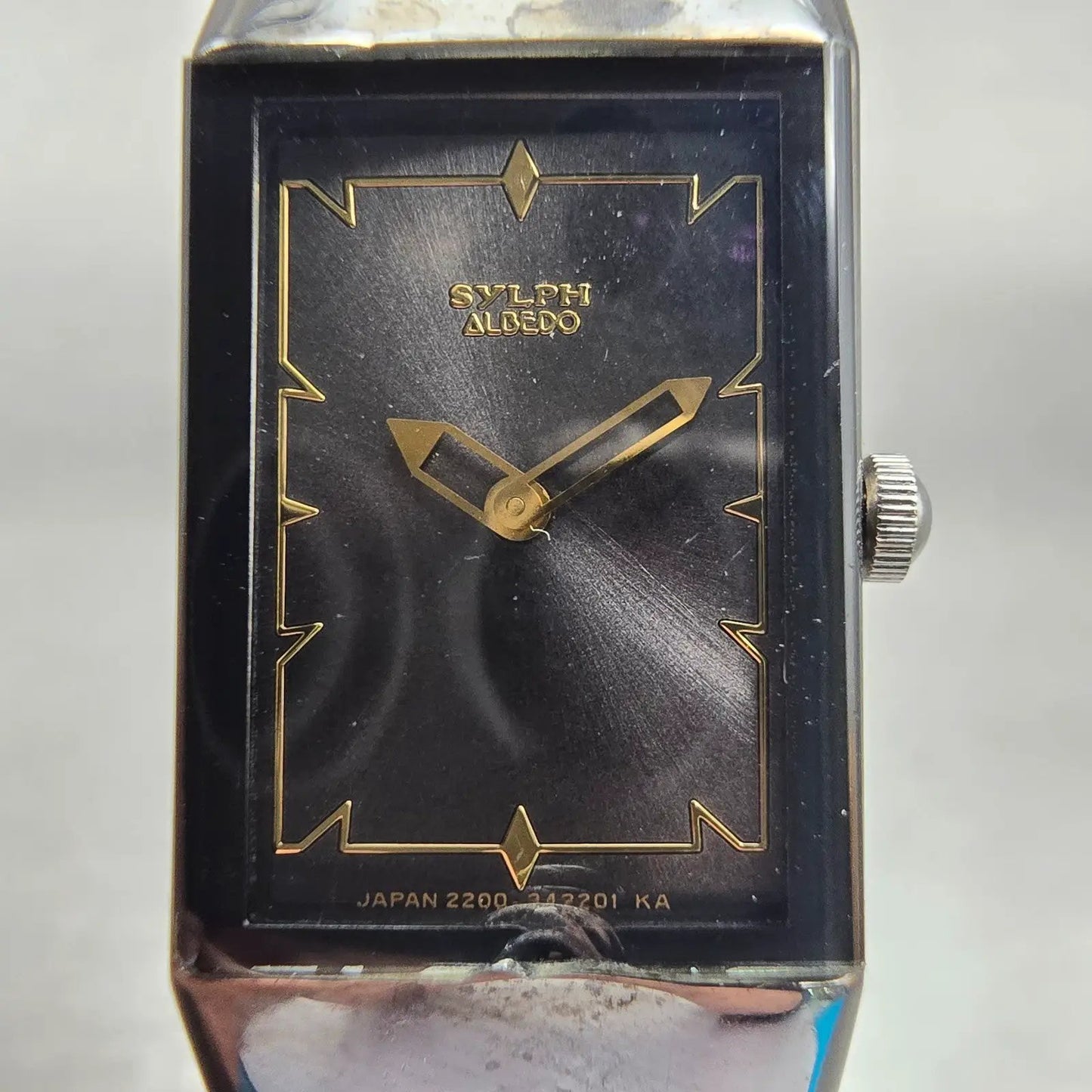 Citizen Sylph Albedo Watch Women 15mm Black Dial Black Tone 2200-229126 New Batt1