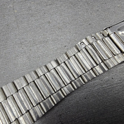 Seiko  Bracelet 20mm Stainless Steel Silver Tone Tri Folding Clasp VTG Japan7