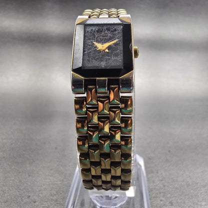 Citizen Elegance Watch Women 15mm Black Dial Gold Tone 5421-S17764 New Battery5