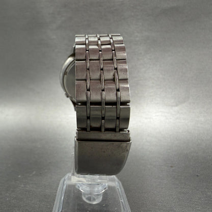 Citizen Electronic Cosmotron Watch Men 38mm Silver Dal Steel Daydate New Battery7