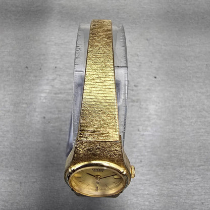 Citizen CQ Watch Women 19mm Gold Dial Gold Tone Round 2030-943040 New Battery4