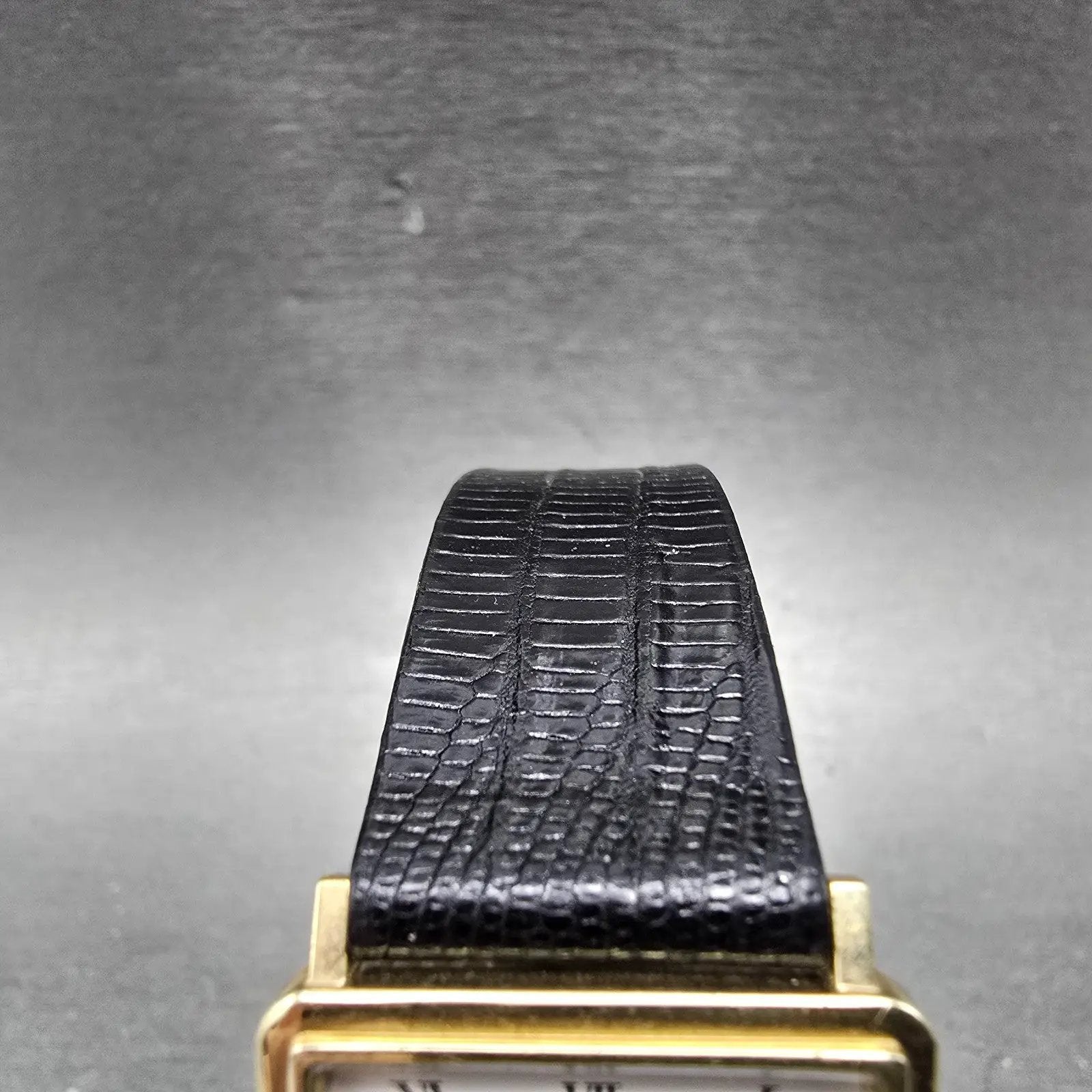 Tiffany & Co Watch Men 24mm White Dial 14K Gold Rectangle New Battery4