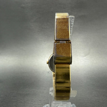 Seiko Watch Women 22mm Champagne Dial Gold Tone Round 2Y00-0200 New Battery7