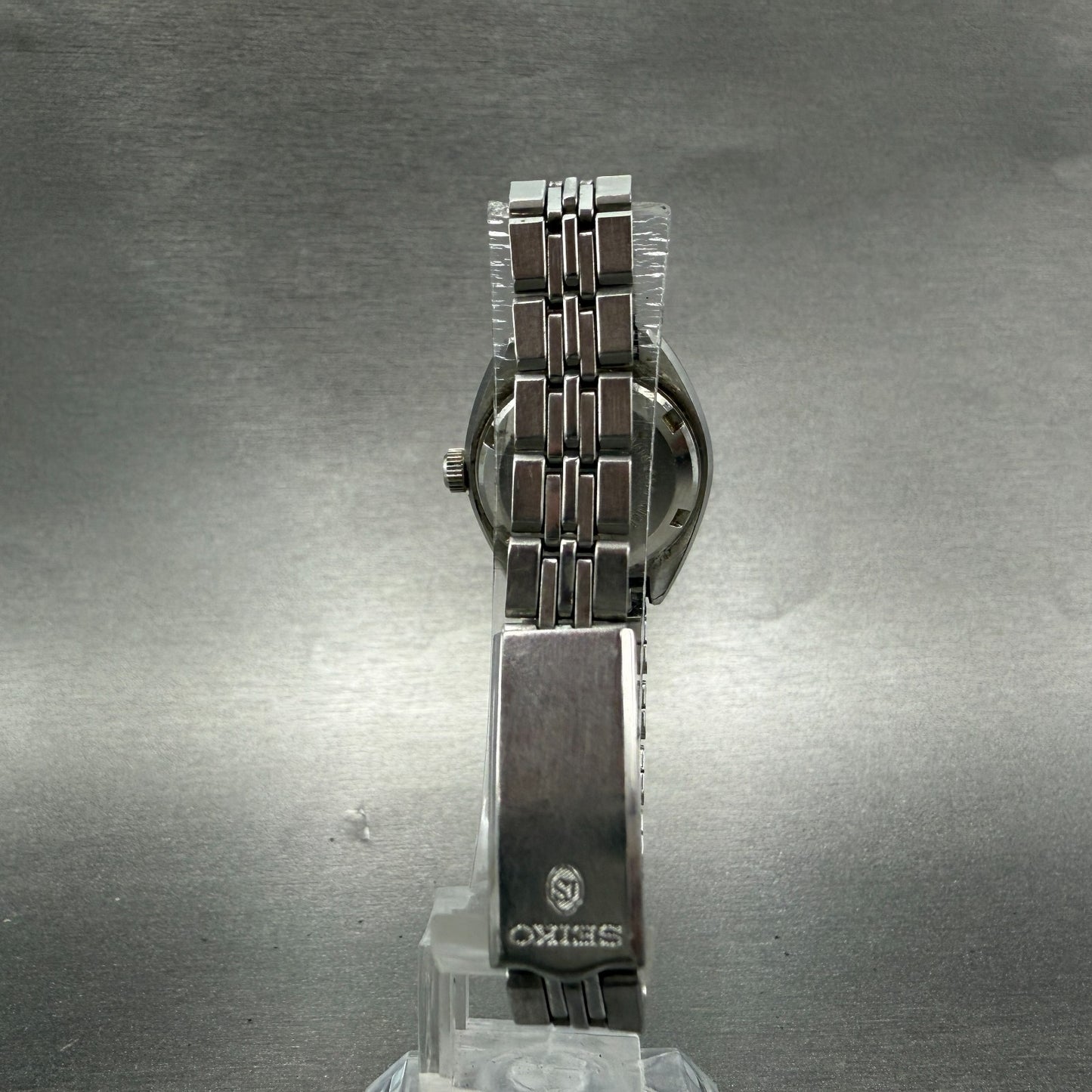 Seiko Automatic Watch Women 25mm Green Dial Silver Tone Date 2205-0520 PARTS8