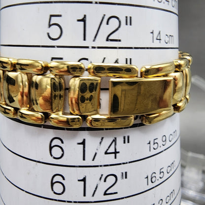 Seiko Watch Women 23mm Silver Dial Gold Tone Round 1n001f00 New Battery11