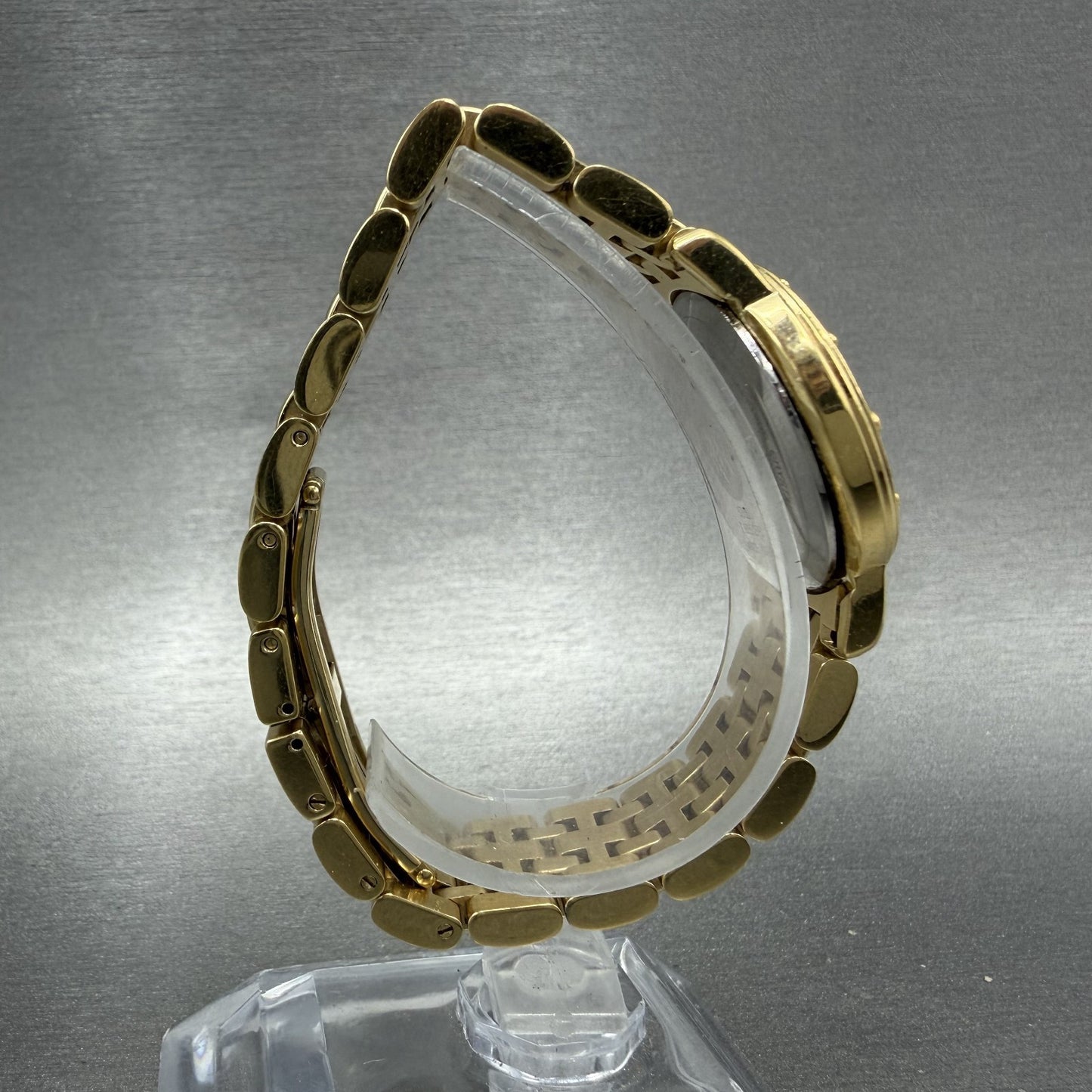 Raymond Weil Tango Watch Women 28mm Cream Dial Gold Plated Date New Battery 53608