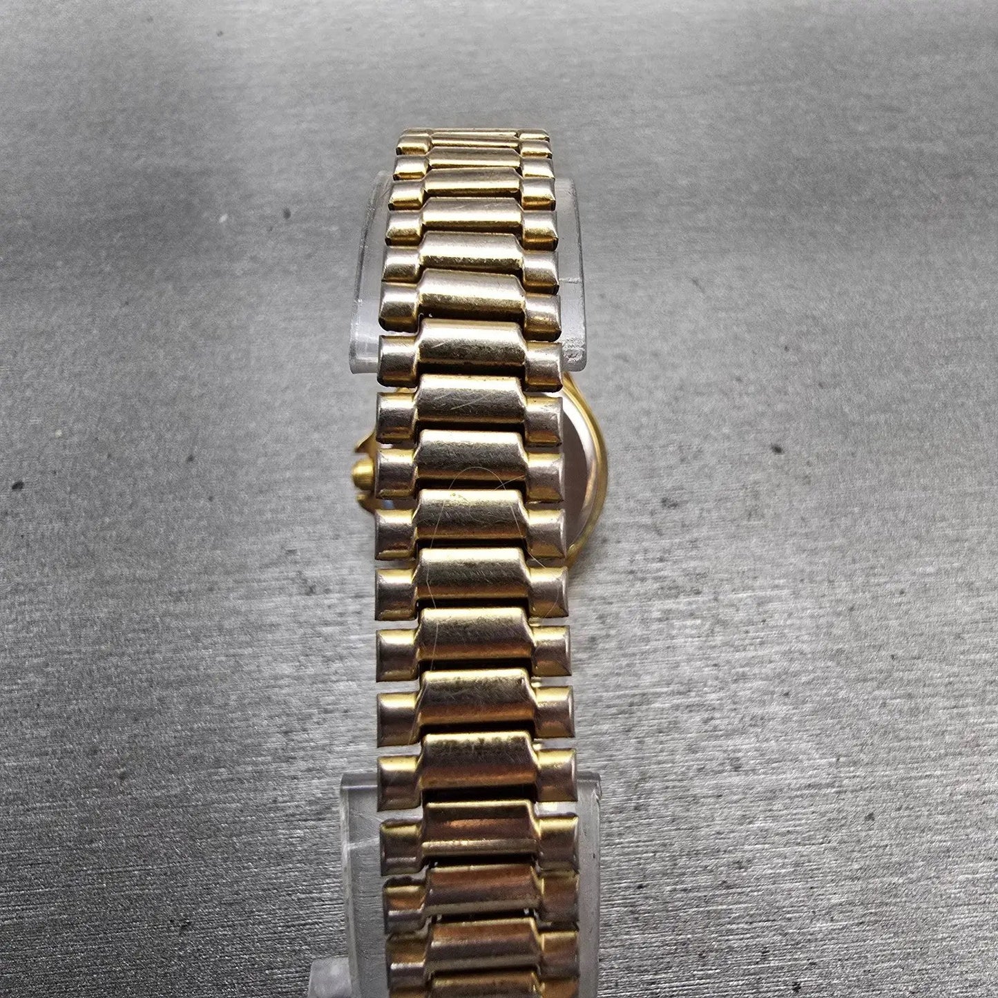 Citizen Watch Women 25mm Gold Dial Gold Tone Daydate Round 6000-S27182 New Batt7