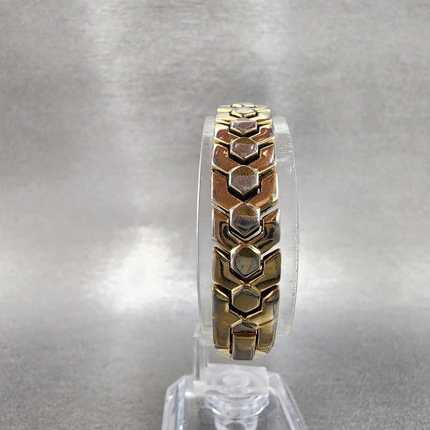 Citizen Watch Women 13mm MOP Dial Gold Tone Hexagon 5421S41185 New Battery7