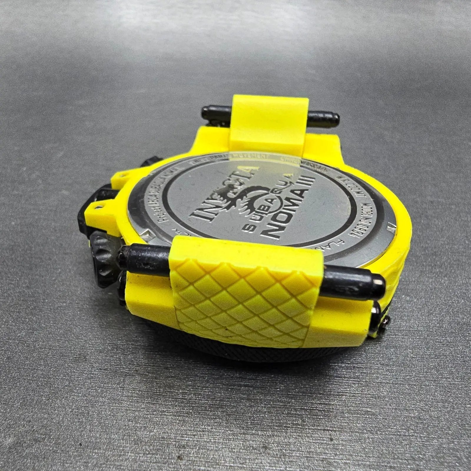 Invicta Sub Aqua Noma Chronograph Watch Men 50mm Yellow Dial Yellow Tone New Bat9