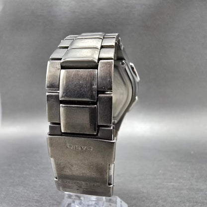 Casio WVA-430TJ Watch Men 42mm Blue Dial Silver Alarm Chrono Waveceptor PARTS8