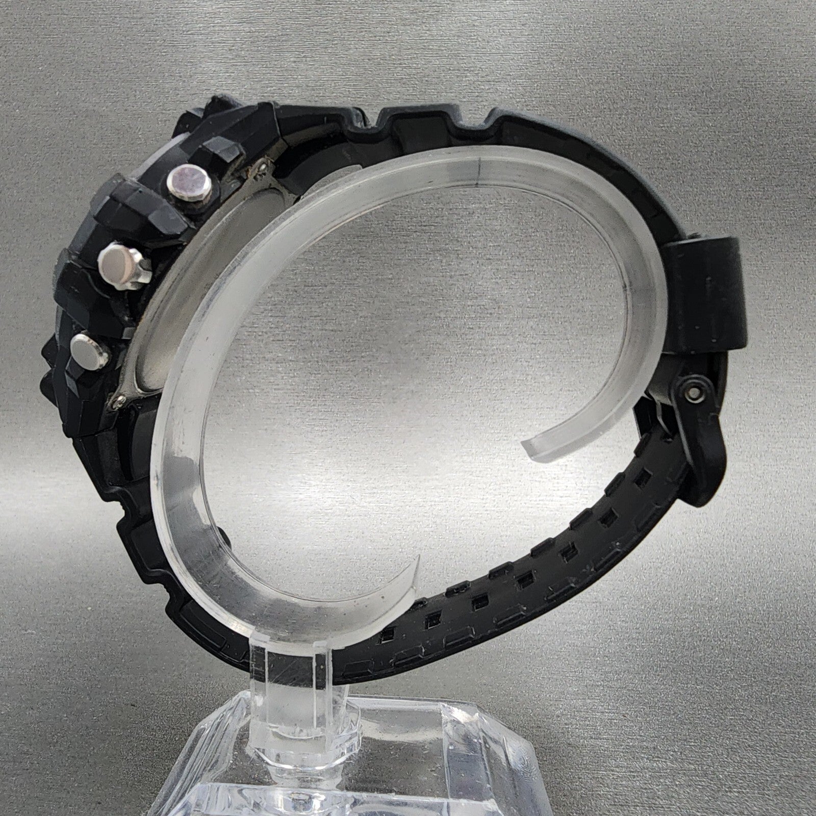 Casio MCW100H Chronograph Watch Men 49mm Black Dial Black Tone Date New Battery6