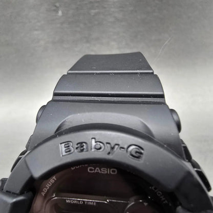 Casio Baby-G BGD-140 Watch Women 43mm Black Dial Black Chrono Alarm New BatteryL4