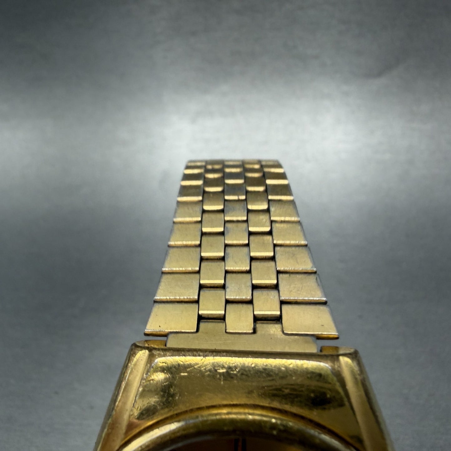 Seiko SQ Watch Men 36mm Champagne Dial Gold Tone Daydate 7546-8329 PARTS VTG5
