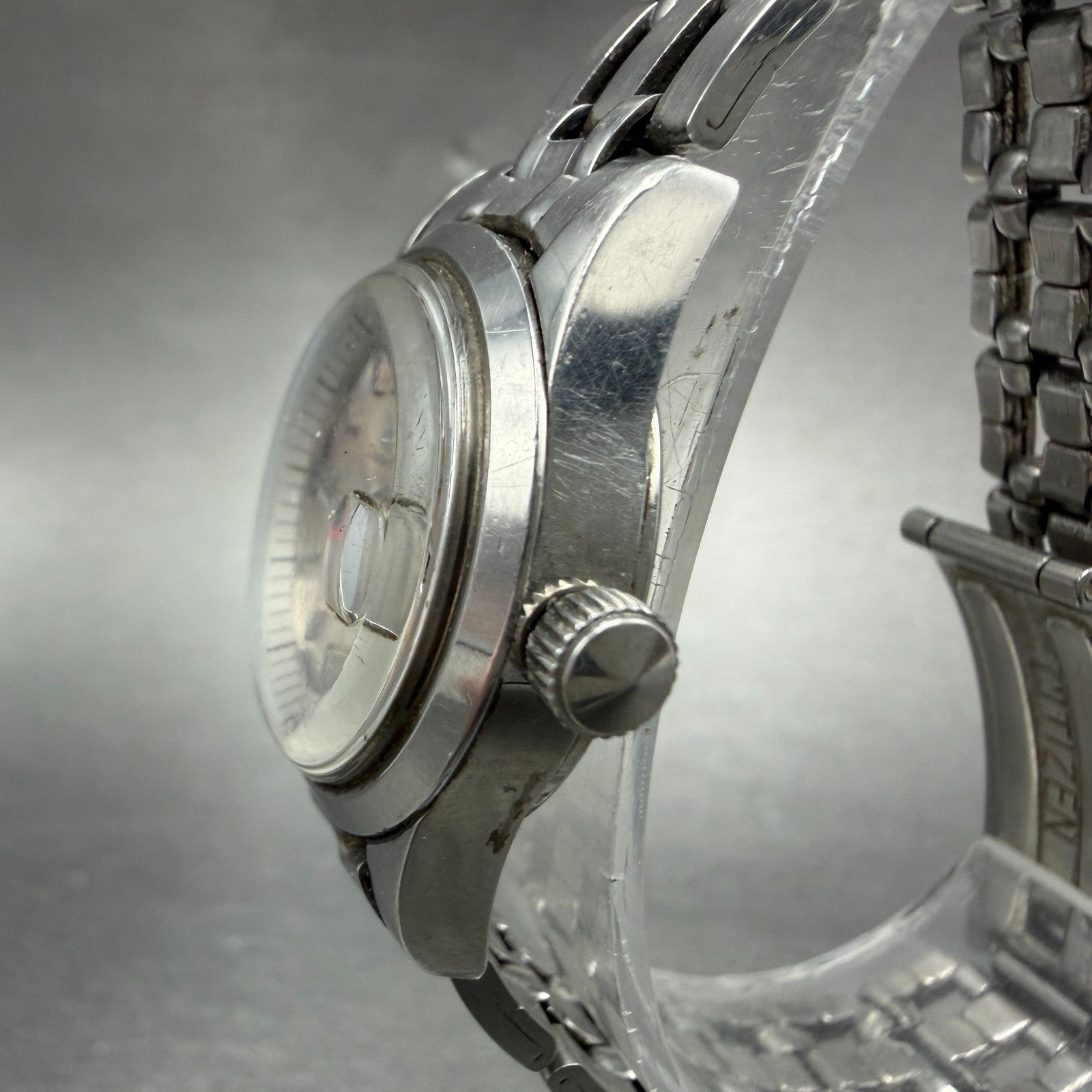 Citizen Date Star Watch Women 24mm Silver Dial Silver Tone 4-530314 Manual PARTS3