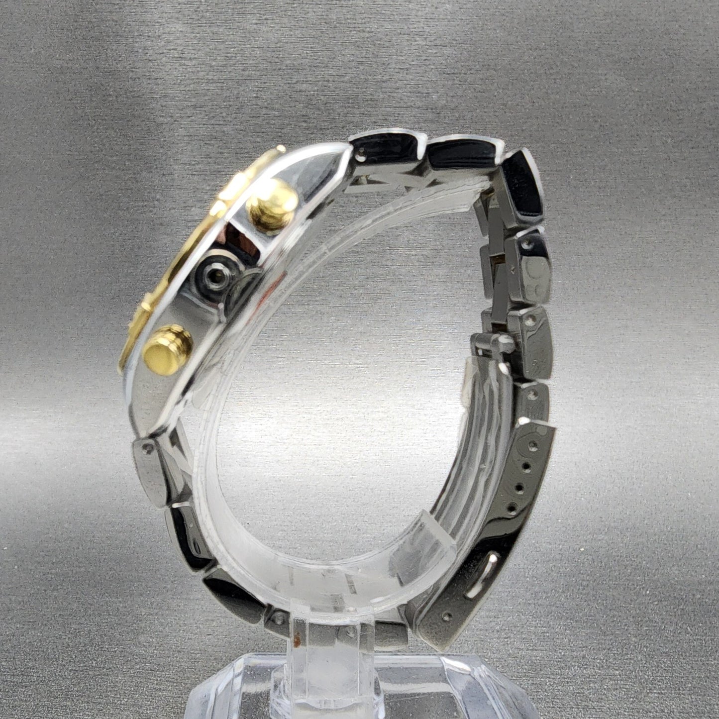 Tissot PR100 Chronograph Watch Women Silver Dial TwoTone T101.917.22.031.00 PART7