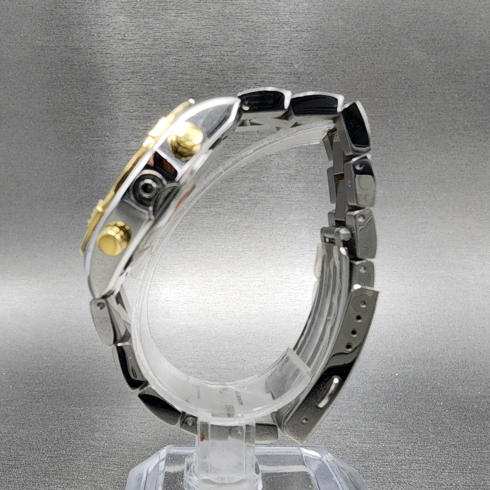 Tissot PR100 Chronograph Watch Women Silver Dial TwoTone T101.917.22.031.00 PART7