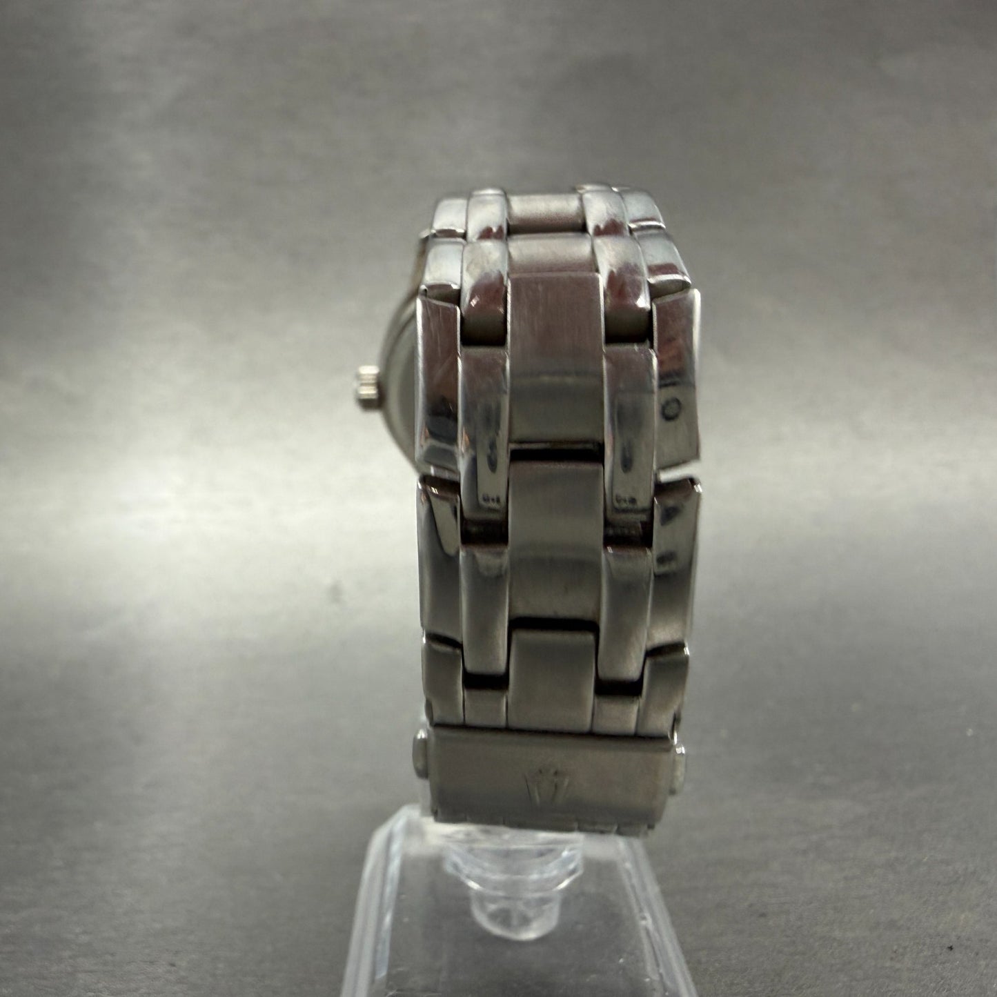 Bulova Watch Men 38mm Silver Dial Silver Tone Round 96A000 New Battery Vintage7