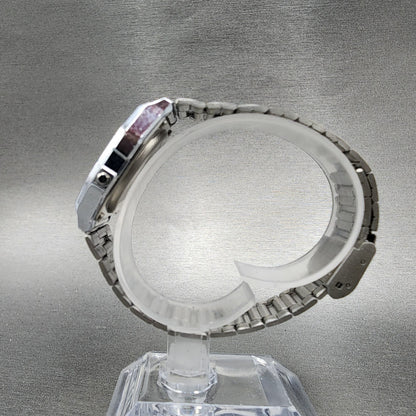 Casio A158WE Watch Men 33mm Digital Stainless Steel Alarm Chronograph New Batt6