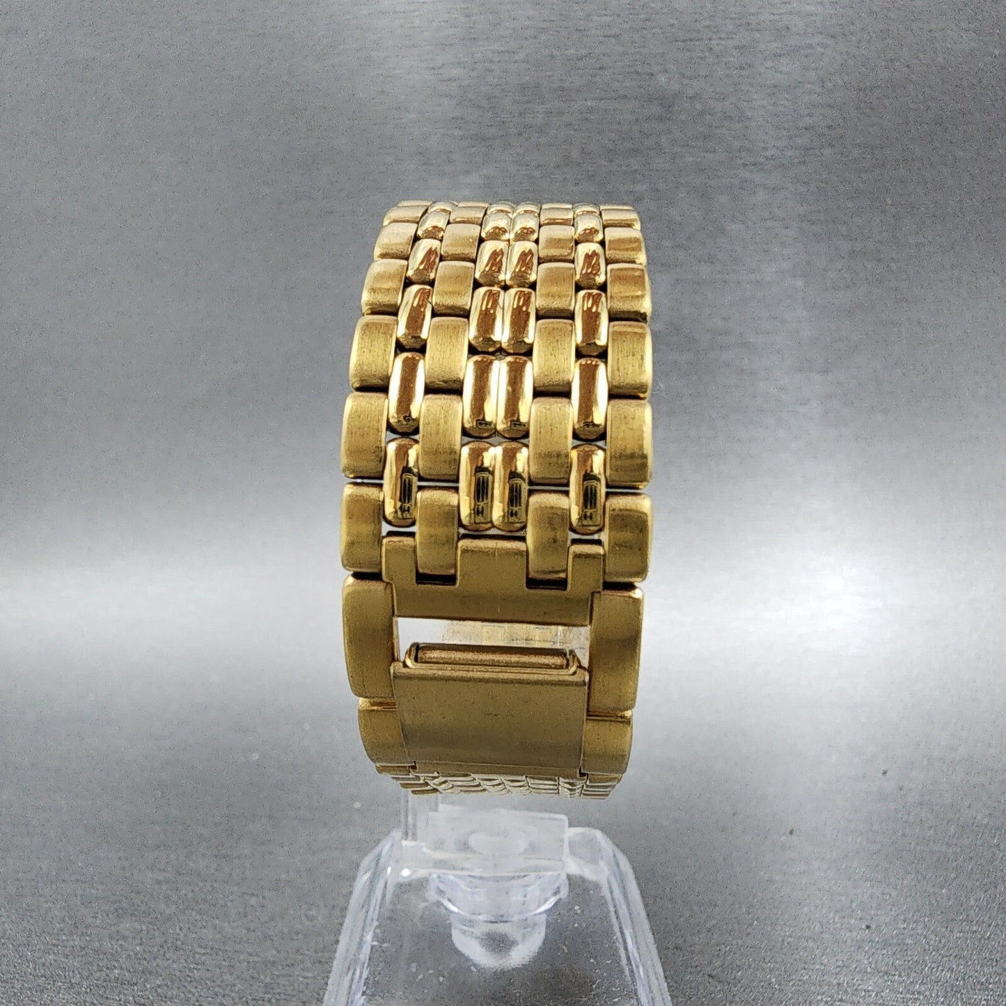 Citizen Tank Watch Men 24mm Black Dial Gold Tone Rectangle 6020G05106 PARTS8