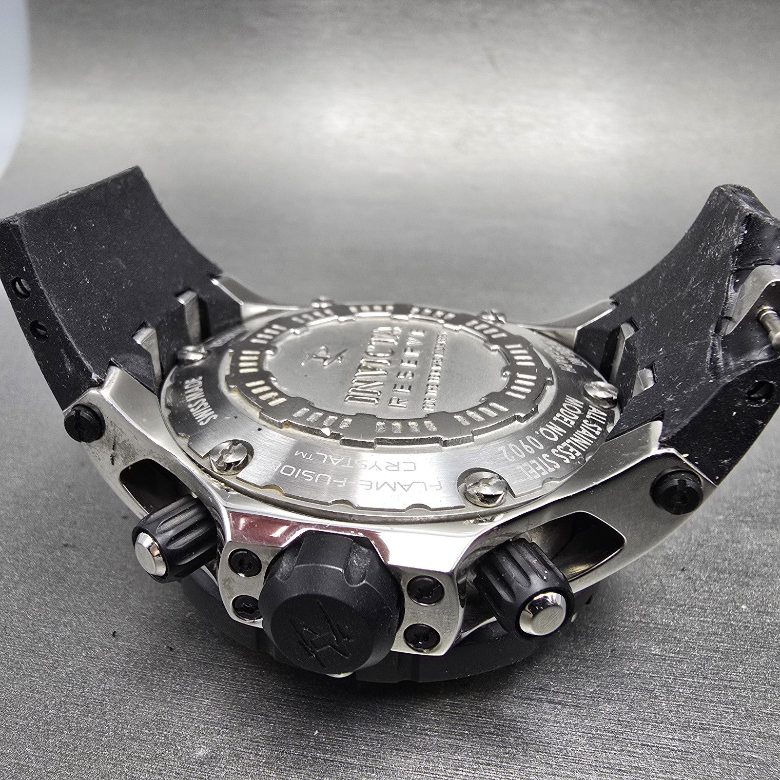 Invicta Reserve chronograph Dive Watch Men 51mm Black Dial Steel 0902 NewBattery8