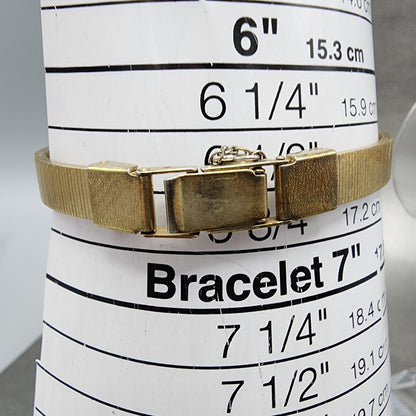 Citizen CQ Watch Women 17mm Brown Dial Gold Tone Oval 4102401 New Battery10