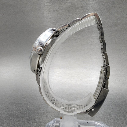 Seiko Chorus Watch Women 25mm Silver Dial Silver Tone Date Manual 2118-0200 Runs