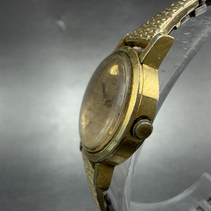 Seiko Watch Women 22mm Champagne Dial Gold Tone Round 2320-0030 New Battery2