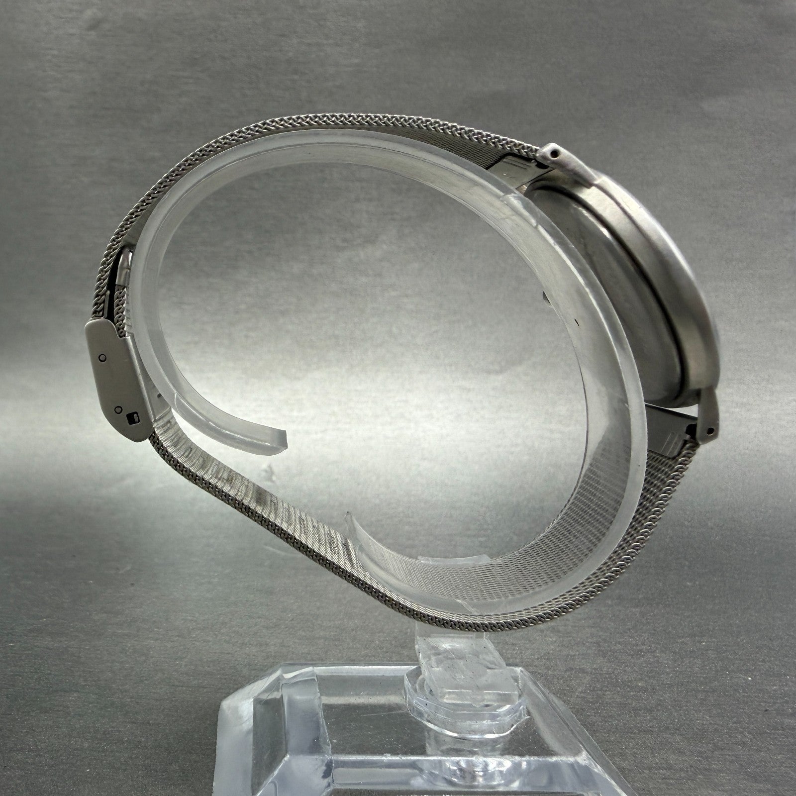 Calvin Klein Watch Men 35mm Black Dial Steel Round K03311 Small Seconds New Batt8