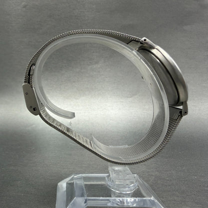 Calvin Klein Watch Men 35mm Black Dial Steel Round K03311 Small Seconds New Batt8