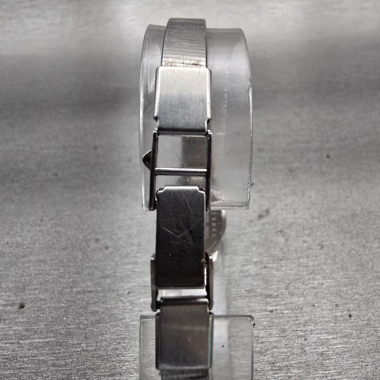 Seiko Watch Women 16mm Silver Dial Silver Tone Oval 5420-0029 New Battery VTG7