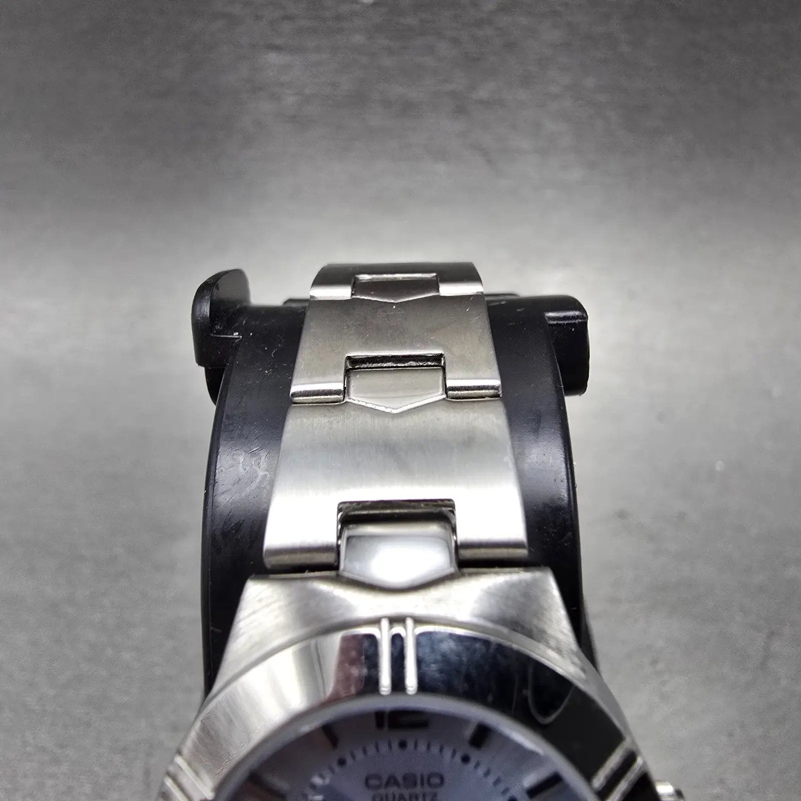 Casio Watch Women 25mm Blue Dial Silver Tone Date Round LTP-1241 New Battery4