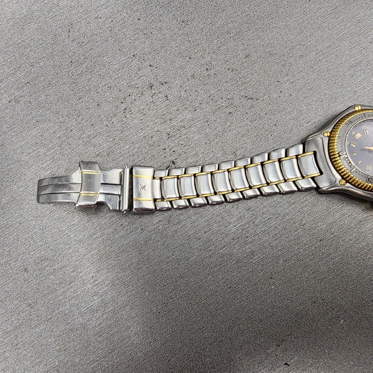 Ebel Discovery Dive Watch Women 29mm Gray Dial Two Tone Date READ!! New Battery6