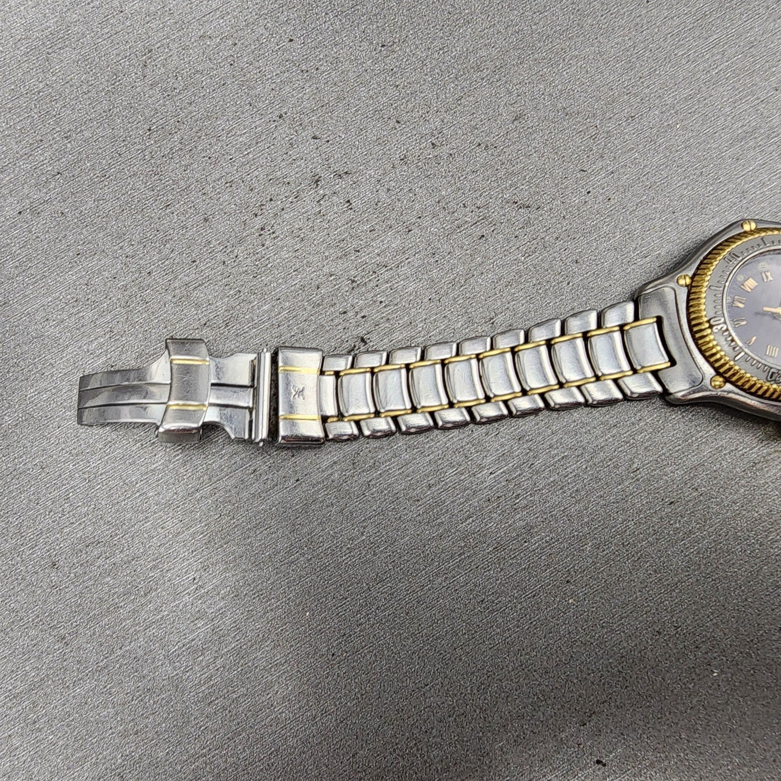 Ebel Discovery Dive Watch Women 29mm Gray Dial Two Tone Date READ!! New Battery6