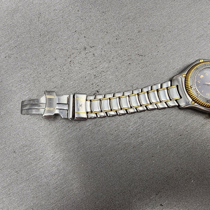 Ebel Discovery Dive Watch Women 29mm Gray Dial Two Tone Date READ!! New Battery6
