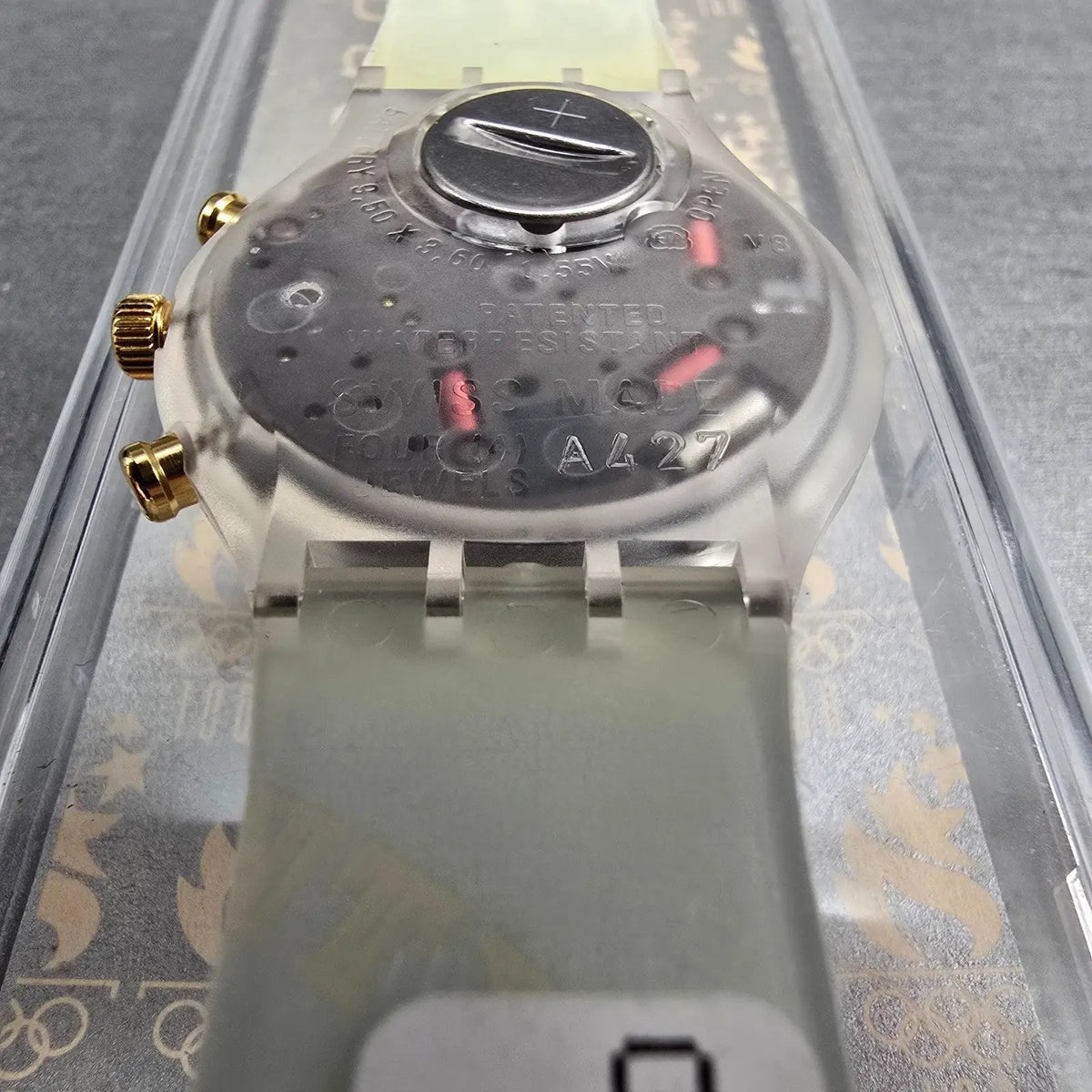 Swatch Chrono London 1948 Watch Men 43mm Blue Dial SCZ102 New Battery NOS11
