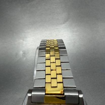 Citizen CQ Watch Men 35mm Champagne Dial Two Tone Daydate 4-S05961 New Battery4