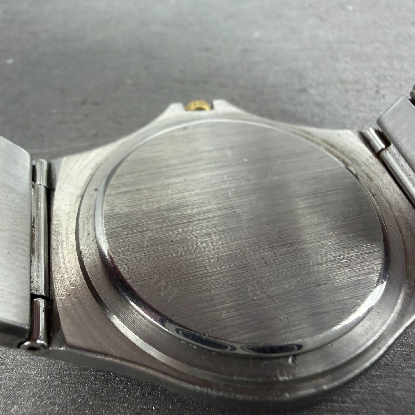 Movado Museum Watch Men 32mm Black Dial Two Tone 86 A2 877 2 PARTS10