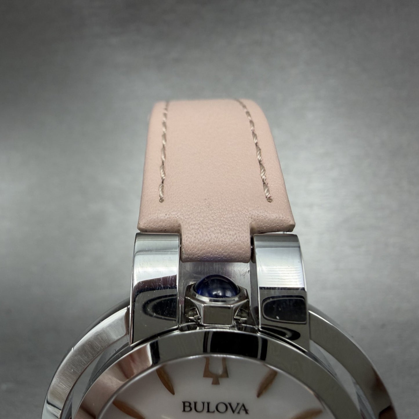 Bulova Rubaiyat Watch Women 35mm MOP Dial Stainless Steel Diamond 96P1974