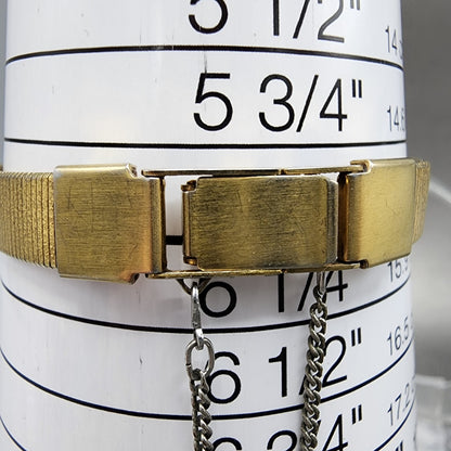 Seiko Watch Women 20mm White Dial Gold Tone Round 8Y21-0020 New Battery