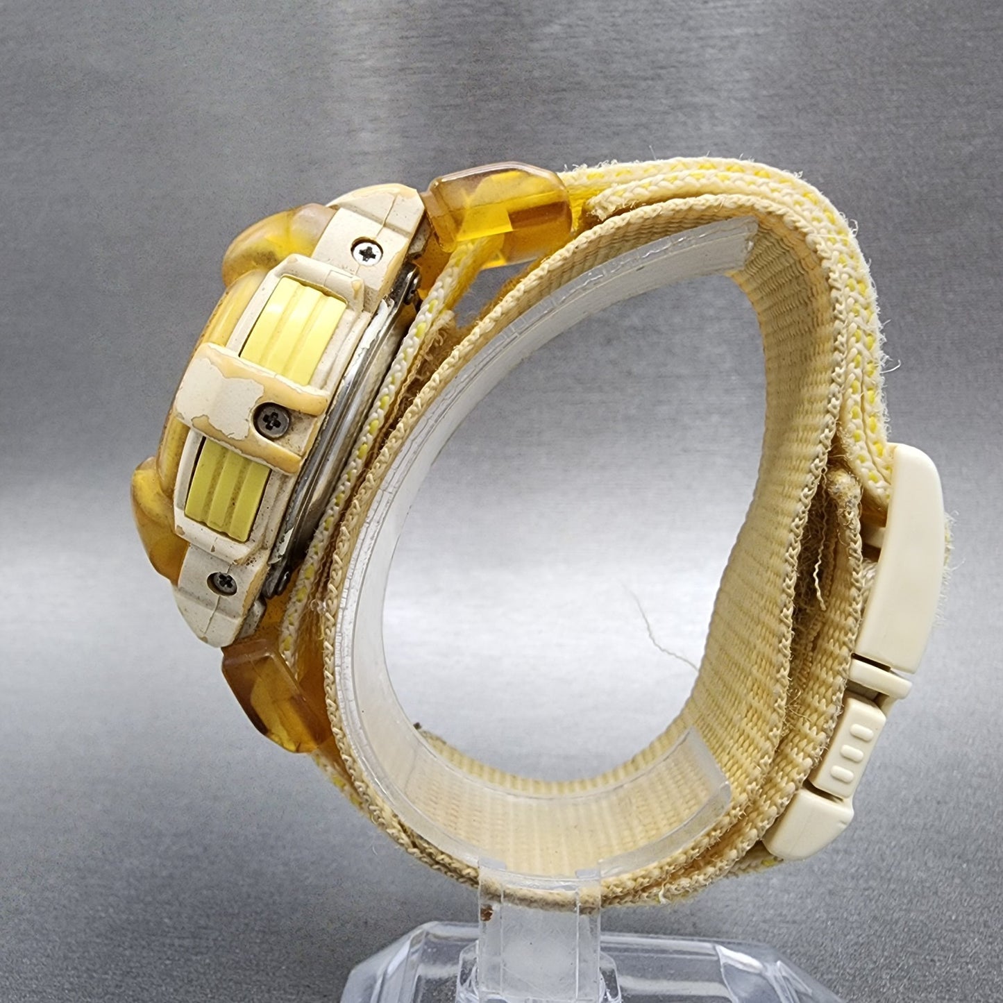 Casio BabyG BG200 Watch Women 42mm Digital White Dial White Tone Round New Bat6