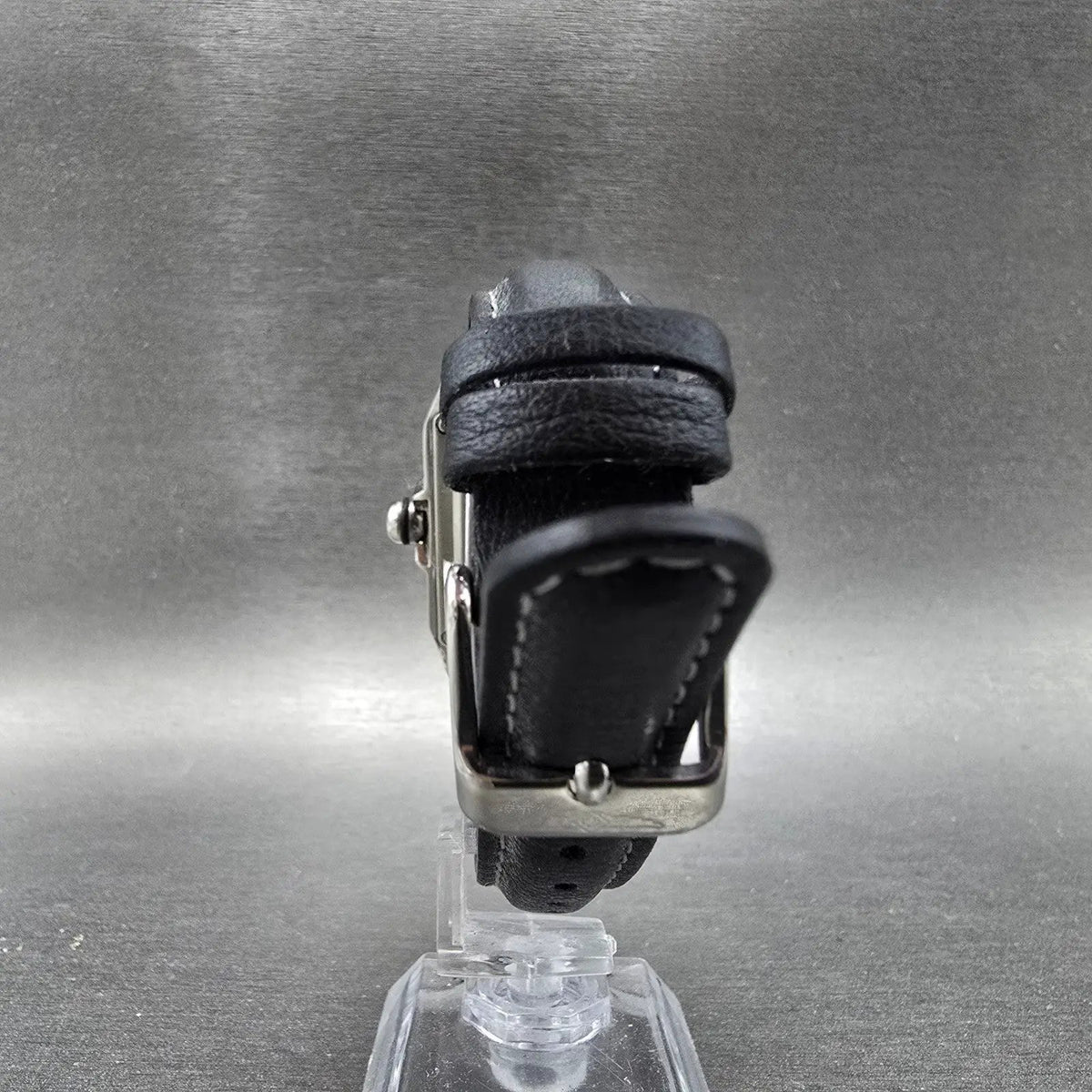 Invicta Lupah Watch Women 29mm Blac Dial Silver Rectangle 2003 New Battery 567