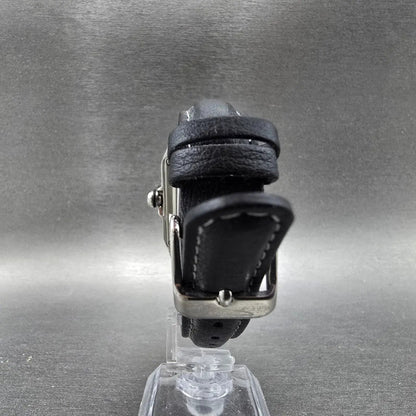 Invicta Lupah Watch Women 29mm Blac Dial Silver Rectangle 2003 New Battery 567