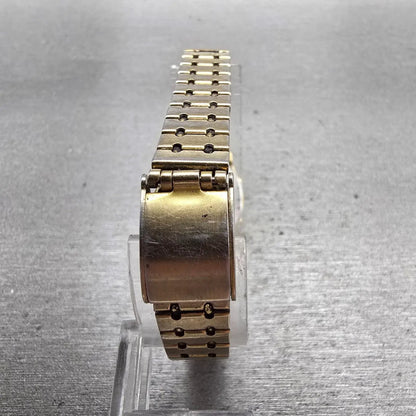 Seiko Watch Women 17mm White Dial Gold Tone Oval 2Y00-5509 New Battery Vintage7