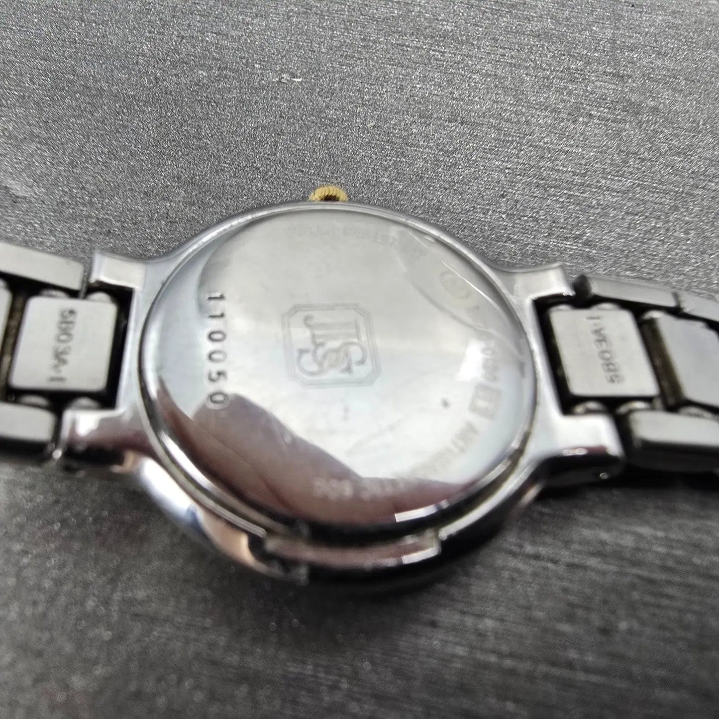 Seiko Cressta Watch Women 23mm White Dial Two Tone Round 2N20-0130 New Battery9