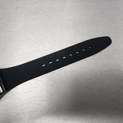 Swatch Sparkle Night Watch Women 34mm Black Dial Black Tone Round READ! New Batt7