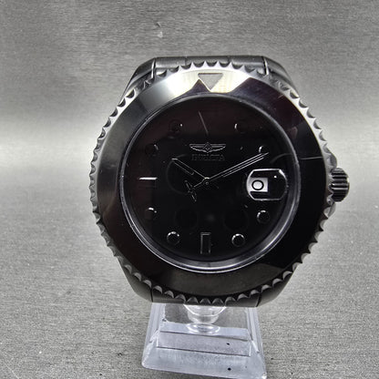Invicta Pro Diver Automatic Watch Men 46mm Black Dial Black Round 35039 Runs0